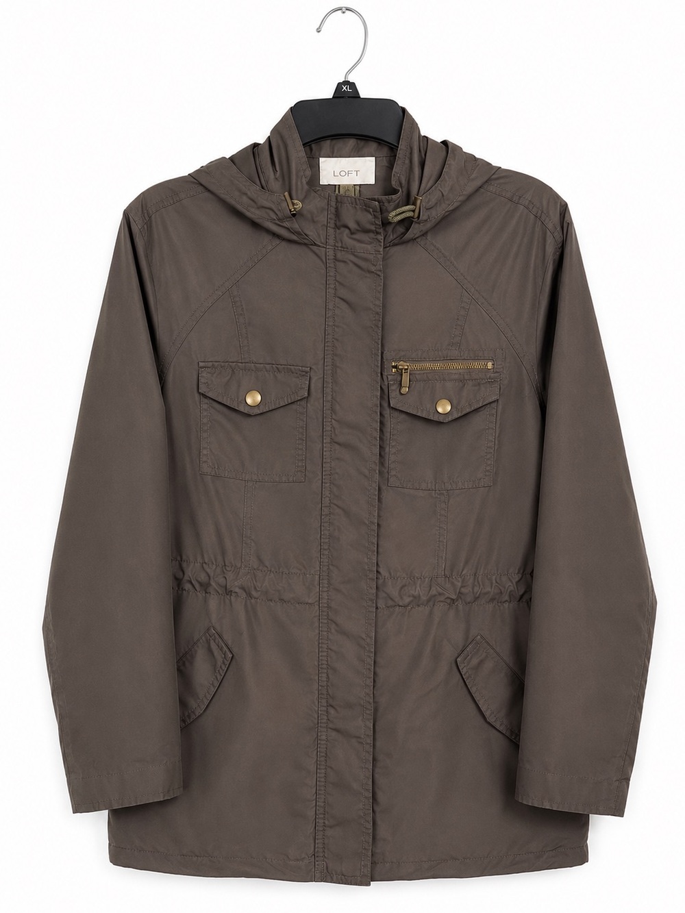 LOFT Hooded Utility Jacket – Women’s XS – Olive Army Green – Excellent Condition